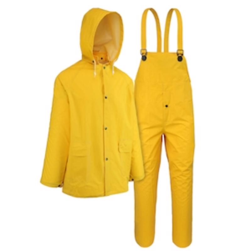 8112873 Yellow PVC & Polyester Rain Suit - 3XL