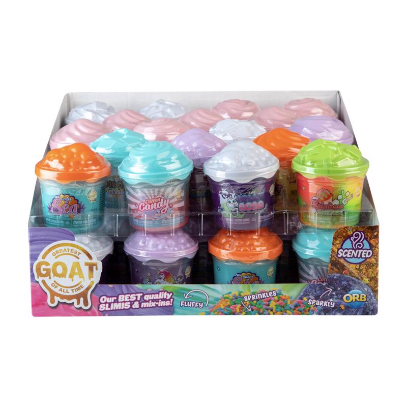 9093144 Goat Putty Mega PDQ Slime, Assorted - Pack of 36
