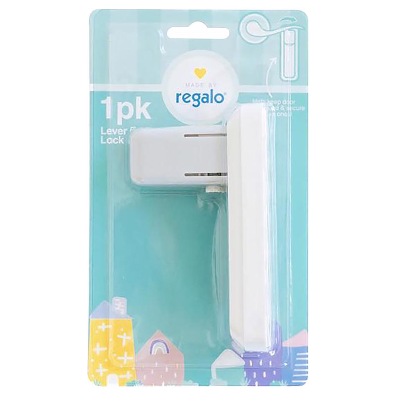 5056009 Plastic Lever Handle Lock, White