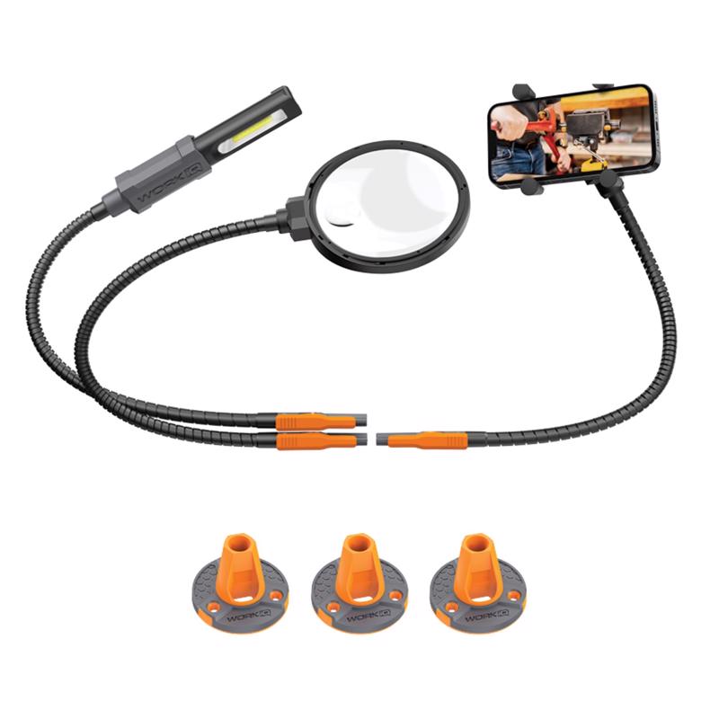 Work IQ IQ Connect Hands-Free Accessory System with 3 Bench Mount - IQCBMP