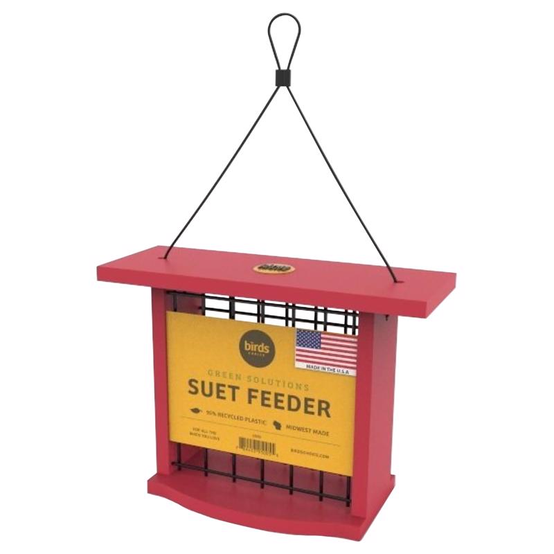 Picture of Birds Choice 8098552 Plastic Suet Feeder&#44; Red - Pack of 4