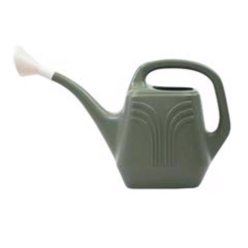 2 Gal Promo Plastic Watering Can - Basil - 2 Gallon - Durable UV Protected Design