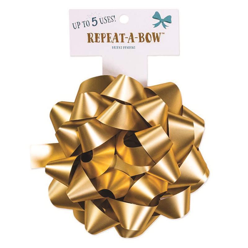 Picture of Hennessy Gift Wrap 9100700 Repeat A Bow Gift Bows&#44; Gold - Pack of 4