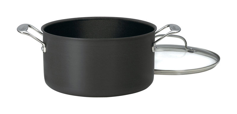 Picture of Cuisinart 6243869 6 qt. Chefs Classic Stainless Steel Stock Pot&#44; Black