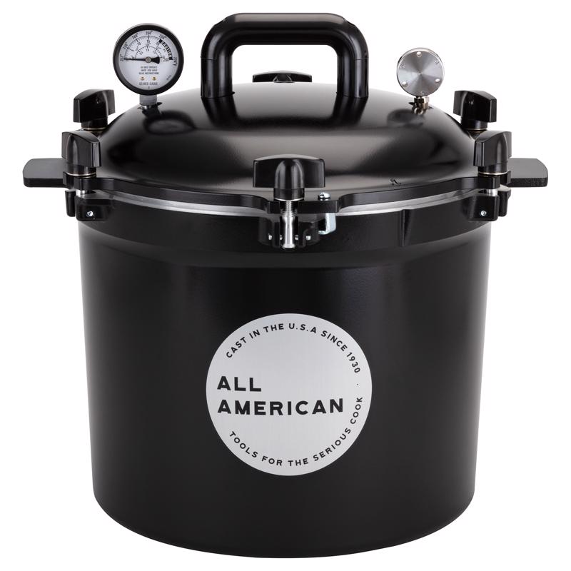 Picture of All American 1930 6083553 12.25 in. 21.5 qt. Cast Aluminum Canner, Black