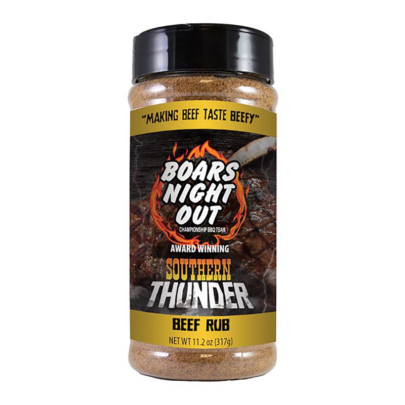 Picture of Boars 8109251 11.2 oz Night Out Southern Thunder Bar-B-Q Rub & Seasoning