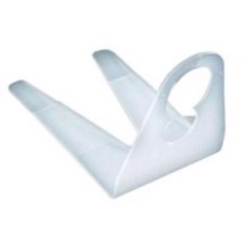 9097090 Outdoor Plastic Shingle Speed Tab, Clear - Pack of 500
