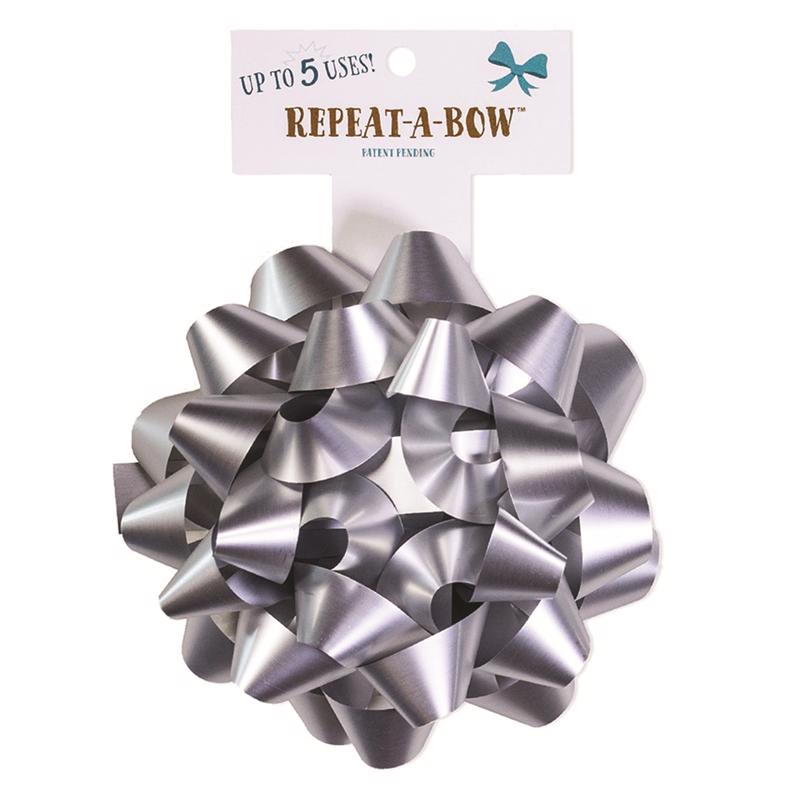 Picture of Hennessy Gift Wrap 9100701 Repeat A Bow Gift Bows&#44; Silver - Pack of 4