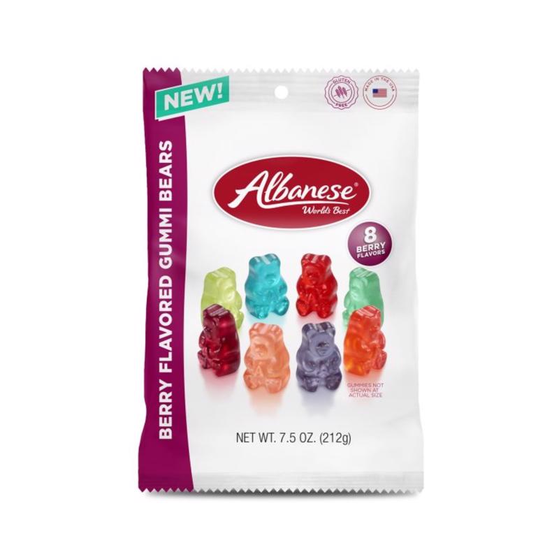 Picture of Albanese Confectionery 9107441 7.5 oz Berry Gummi Bears&#44; Pack of 12