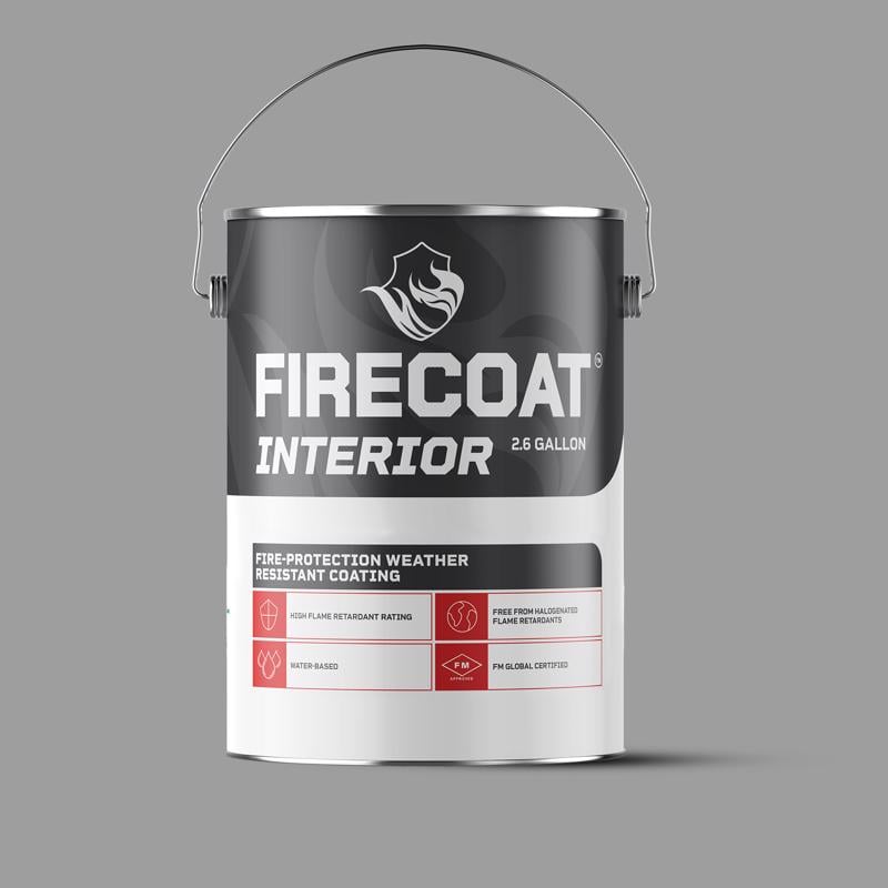 Picture of Firecoat 1035223 2.6 gal Low Sheen Water-Based Primer - White