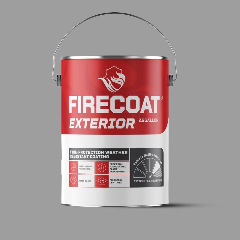 Picture of Firecoat 1035208 2.6 gal Gray Low Sheen Water-Based Primer