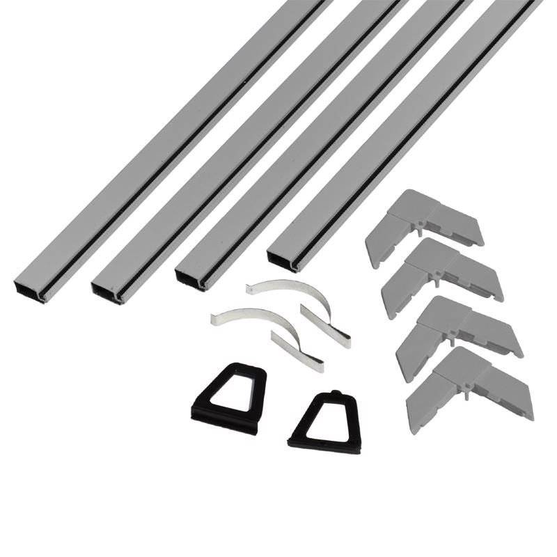 Picture of Phifer Wire 5060002 60 x 60 in. Aluminum Screen Frame Kit&#44; Gray - Pack of 10