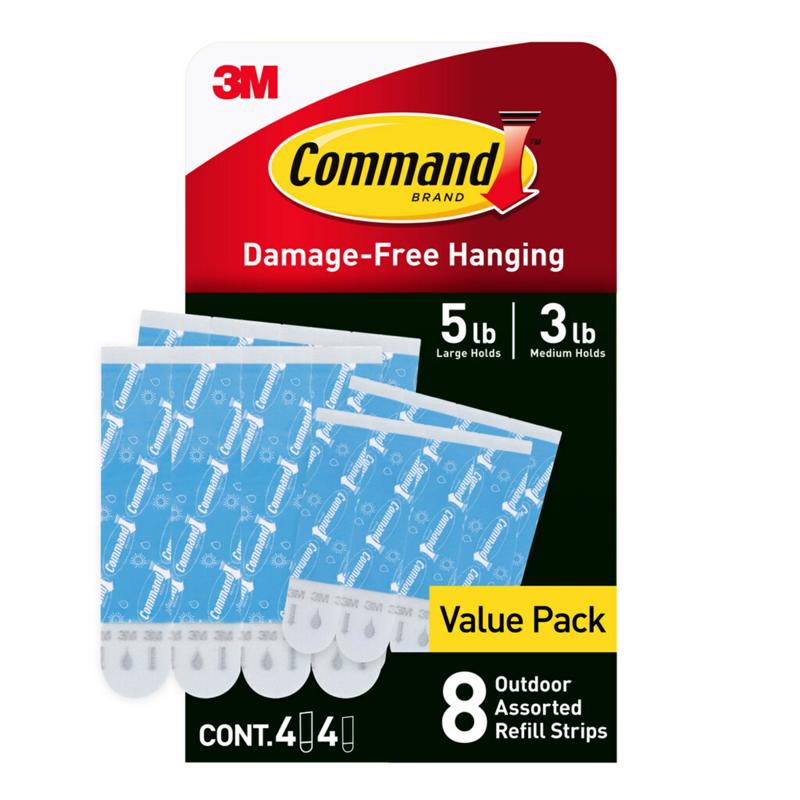 Picture of Command 5060122 Assorted Foam Refill Strips&#44; Pack of 4