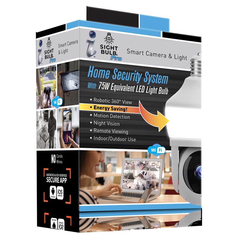 6085292 Sght Bulb Plug-n ndoor & Outdoor Smart Enabled Securty Camera