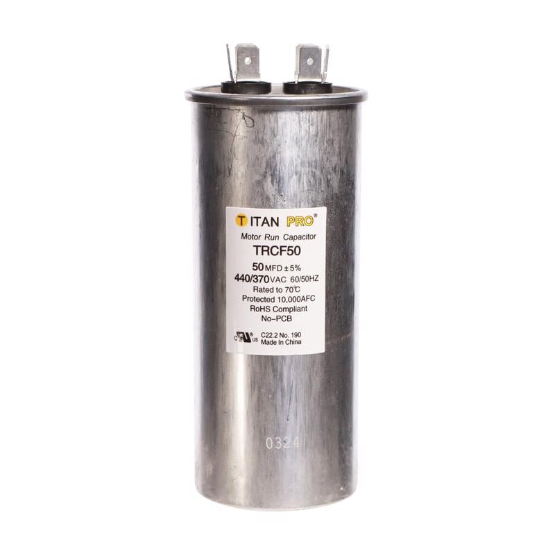 3019013 50 MFD 440V Round Run Capacitor