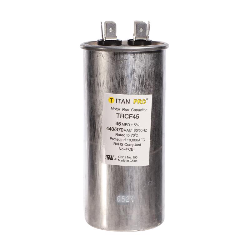3019012 45 MFD 440V Round Run Capacitor
