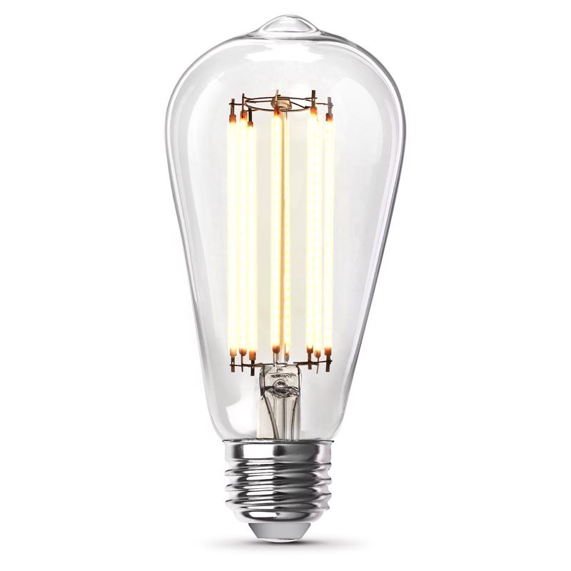 Picture of Feit Electric 3019244 100W ST19 E26 Medium Filament LED Bulb - Equivalence&#44; Soft White - Pack of 2