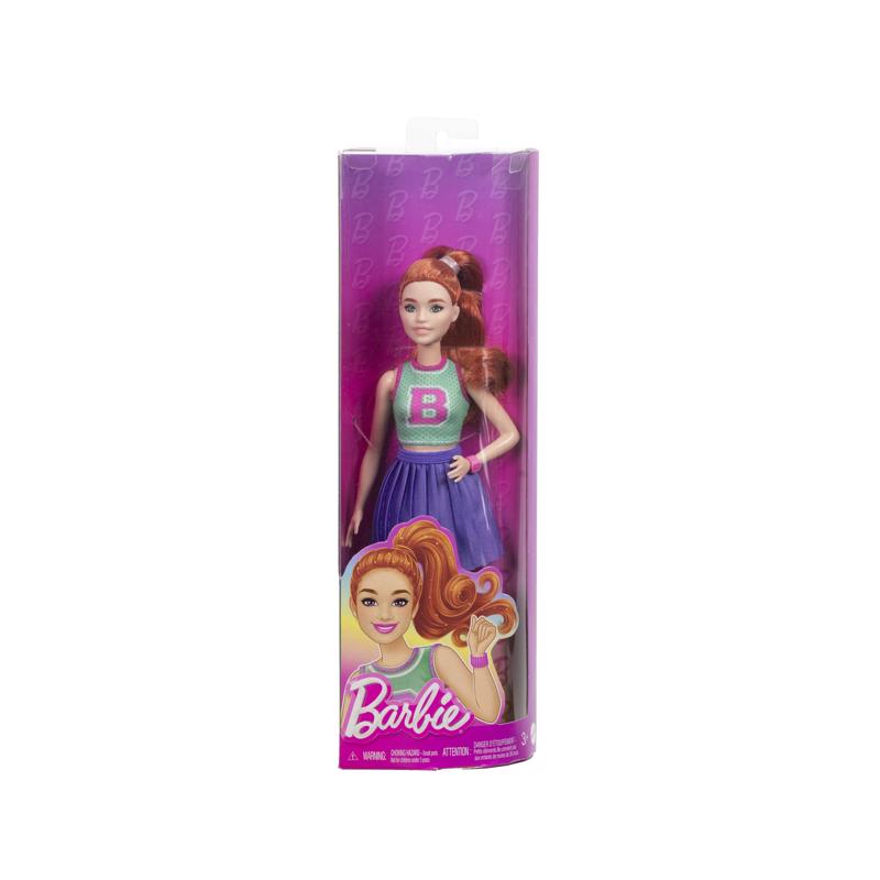 Picture of Barbie 9108340 Fashionistas Sport Skirt Doll&#44; Multi Color