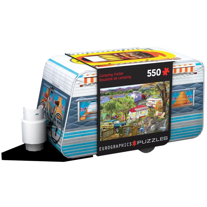 Picture of Eurographics 9107551 Camper Trailer Collectible Tins with Puzzles&#44; Multi Color - 550 Piece