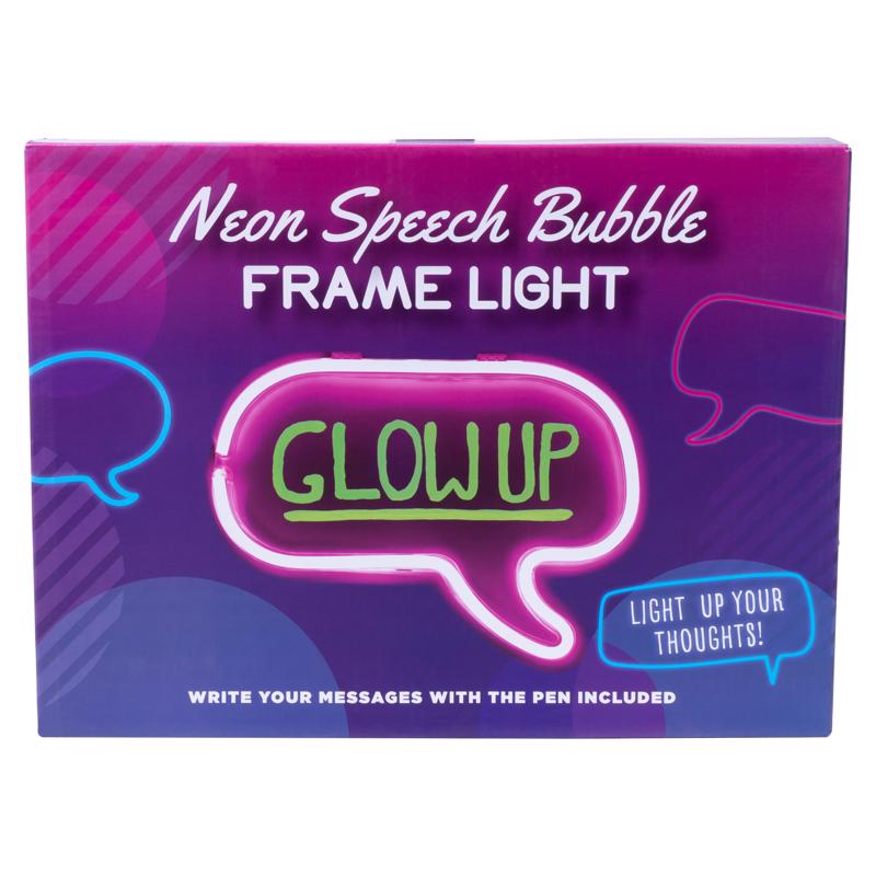 9107537 Light Up Neon Effect Message Frame