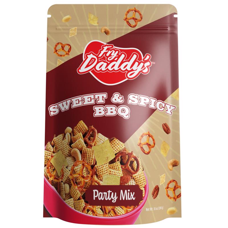Picture of Fry Daddys 9107447 10 oz Sweet & Spicy BBQ Party Mix Bagged - Pack of 12