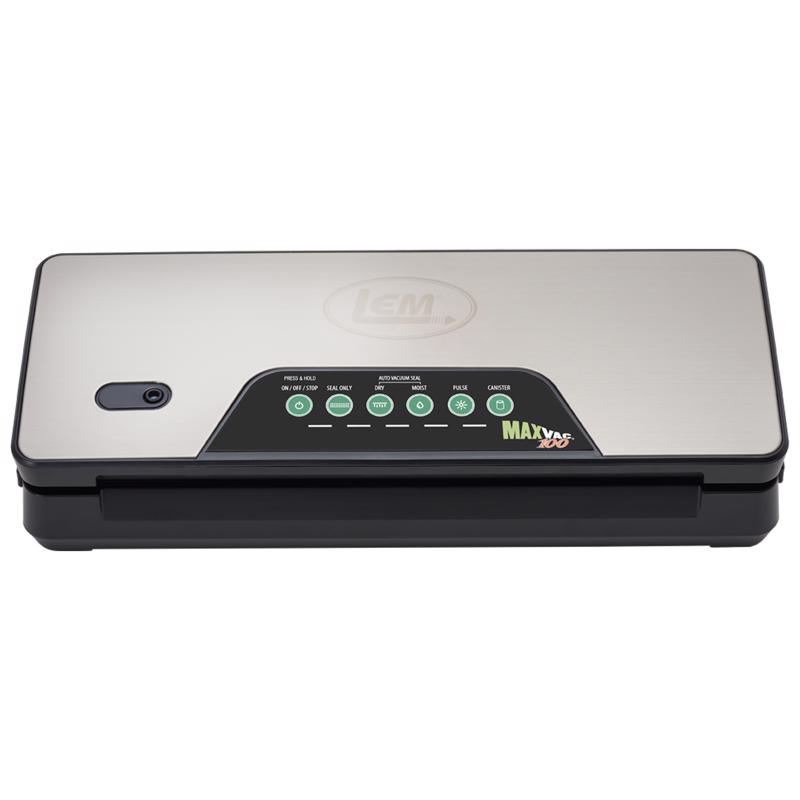 LEM MaxVac 100 11.75 Inch Bar Length ABS Plastic Vacuum Sealer - 1722