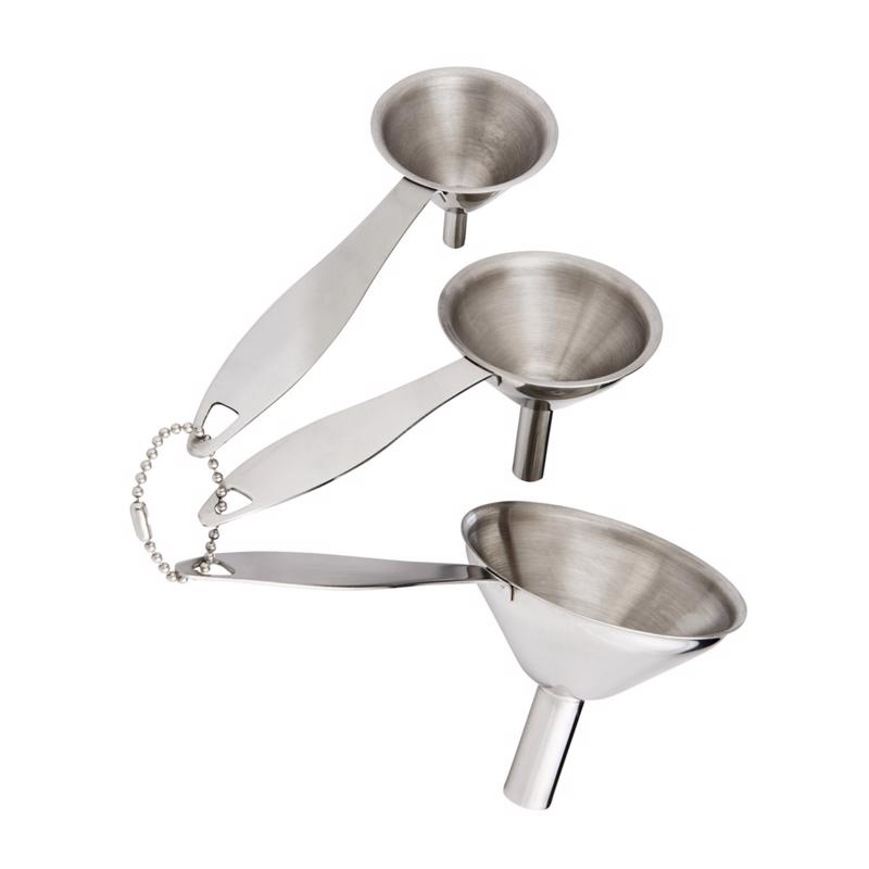 Picture of HIC 6066858 Stainless Steel Funnels with Handle&#44; Silver