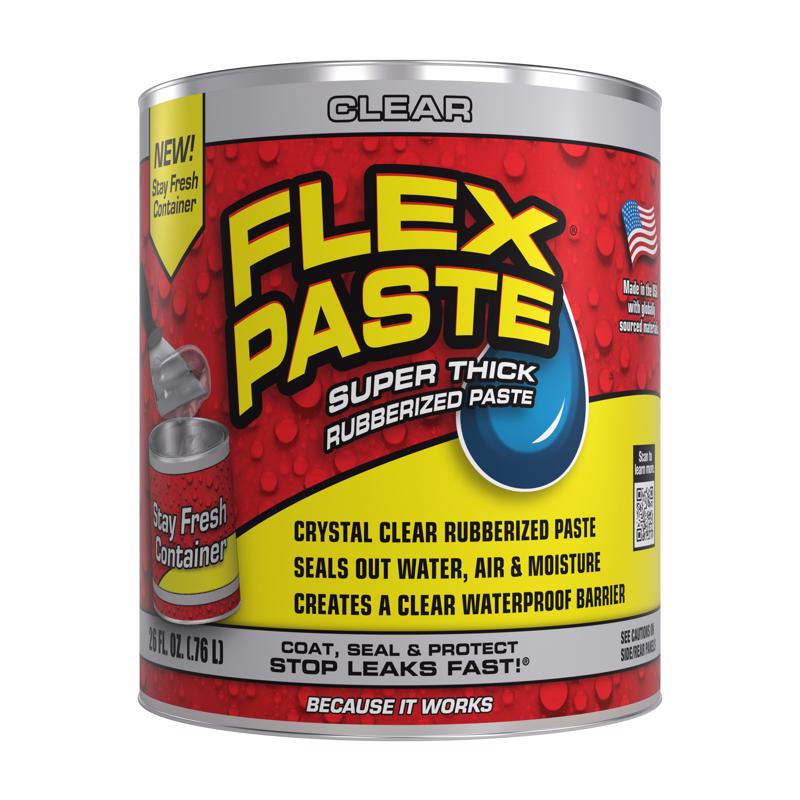 Rubberized Paste, Super-Thick, Clear, 26 oz