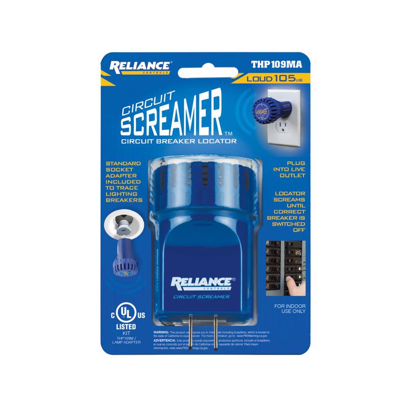 Picture of Reliance Controls 3019414 Screamer Circuit Breaker Locator&#44; Blue
