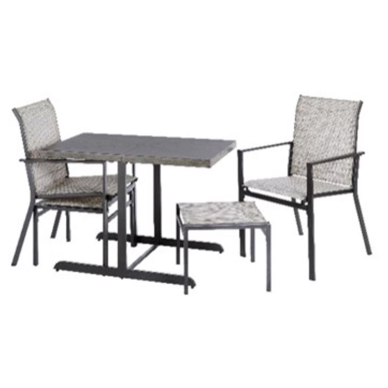 Picture of Living Accents 8109767 Gold Steel Dining Set - 5 Piece