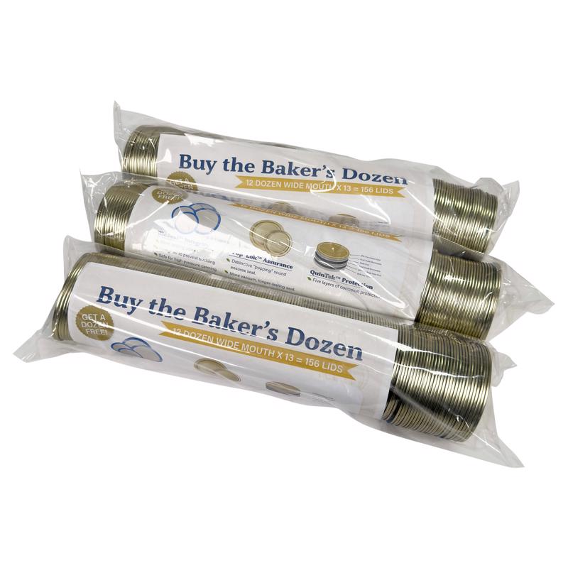6081563 Wide Mouth Canning Lid - Pack of 156