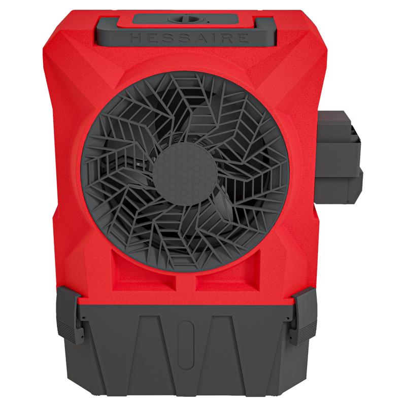 Portable Evaporative Cooler, 900 cfm, 400 sq ft, 2.8 gal, Red