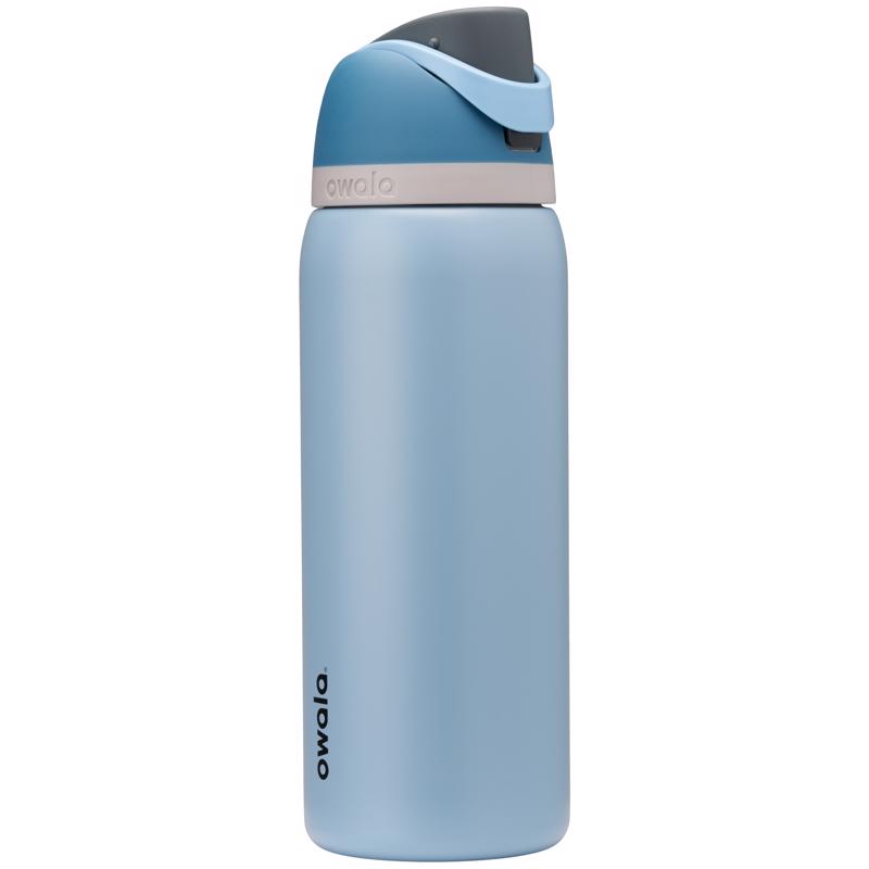 Picture of Owala 8116394 32 oz FreeSip Blue BPA Free Rainstorm Water Bottle with Spout Lid