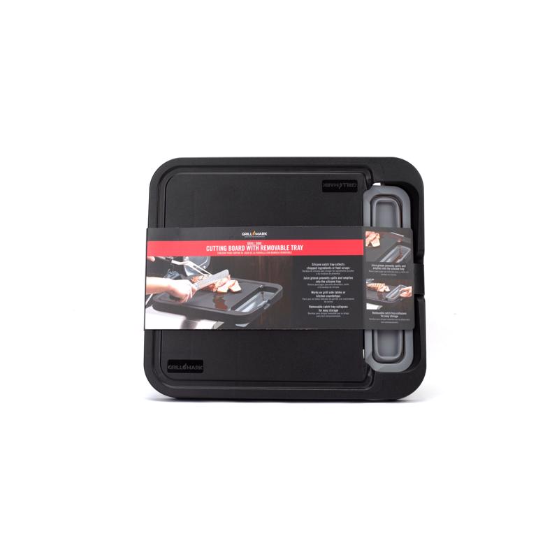 Picture of Grill Mark 8113257 Polypropylene Cutting Board&#44; Black
