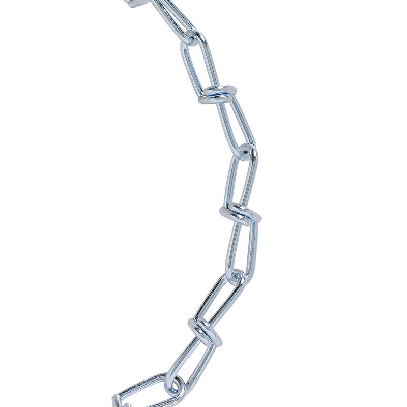 Picture of Koch 5060452 0.162 in. Double Loop Carbon Steel Chain&#44; Silver - 0.12 in. x 250 ft.