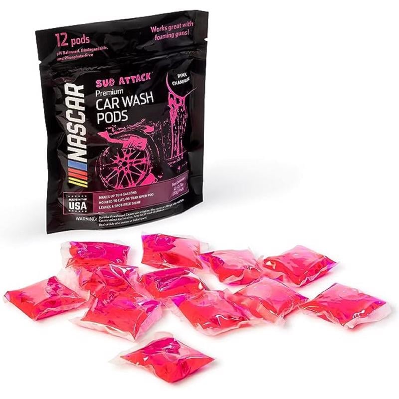 8115574 Sud Attack Concentrated Car Wash Pods - 12 Count - Pack of 6
