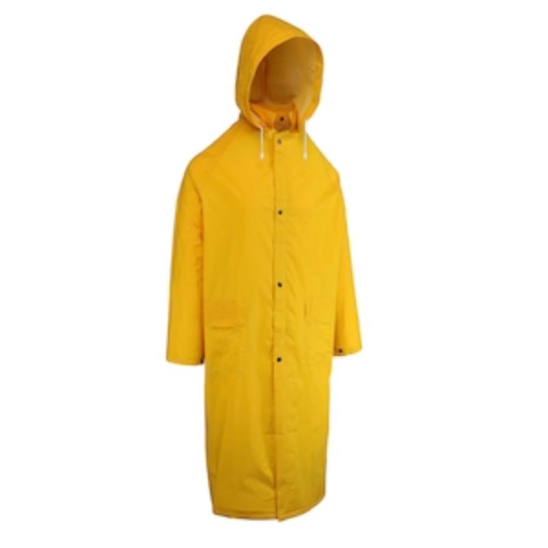 8114473 PVC & Polyester Rain Jacket, Yellow - 2XL