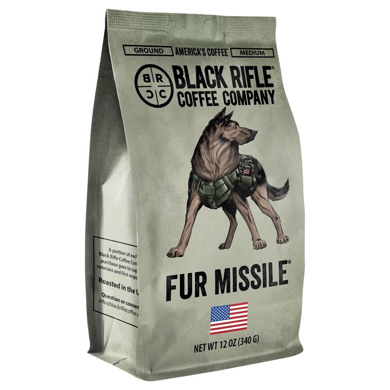 Picture of Black Rifle Coffee 9108378 Fur Missile Ground Coffee - Pack of 6