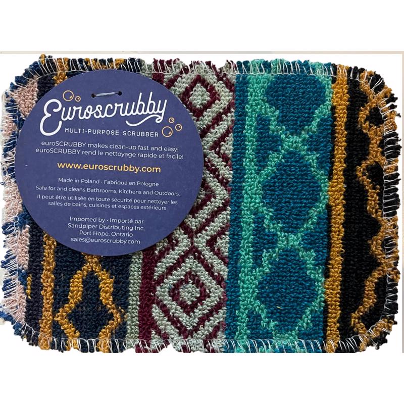 1036601 6 in. Medium Duty Scrubber for Kitchen & Bath - Pack of 50