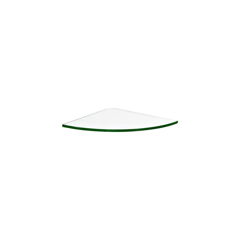 Picture of Dolle 5057900 0.31 x 9.8 x 9.8 in. Clear Glass Corner Shelf - Pack of 3