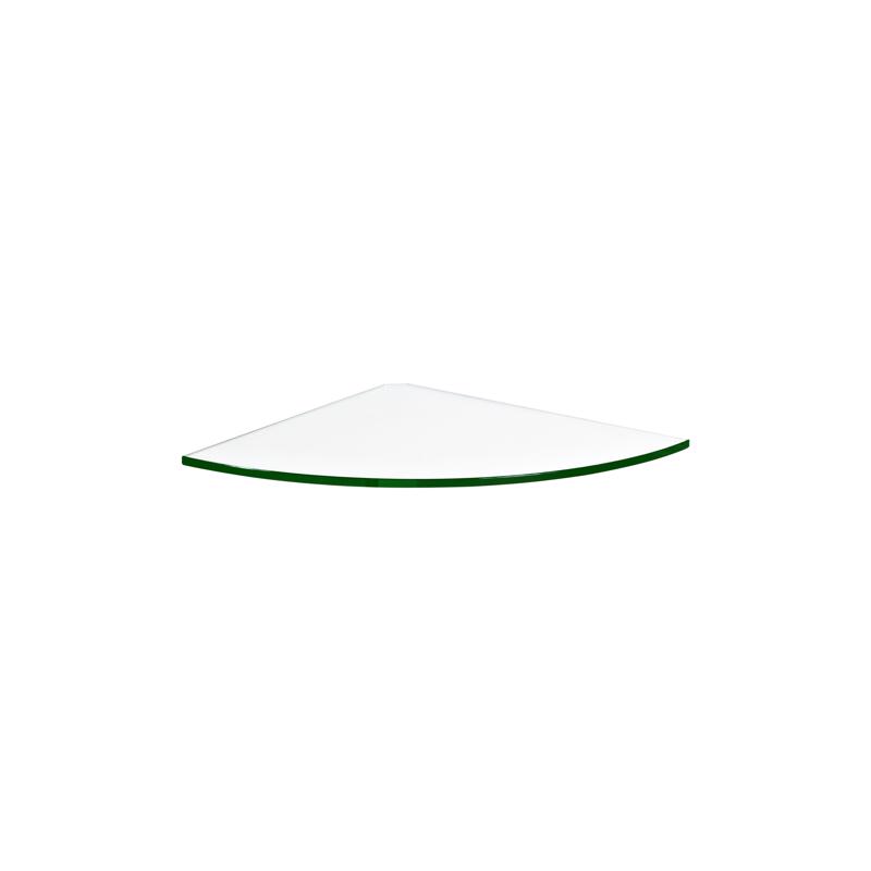 Picture of Dolle 5057901 0.31 x 11.8 x 11.8 in. Clear Glass Corner Shelf - Pack of 3