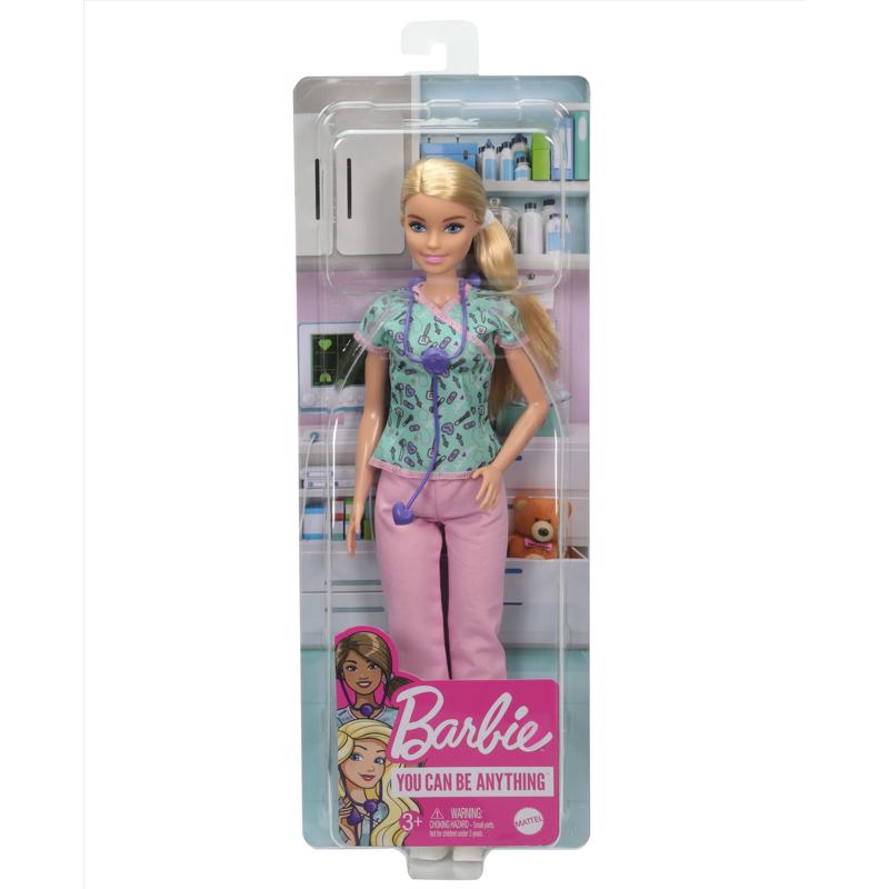Picture of Barbie 9108322 Career Dolls Nurse Doll&#44; Multi Color