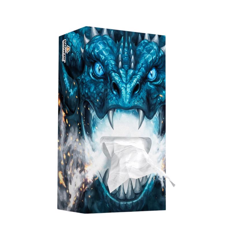 Picture of Blowze Tissues 6085854 124 Count Breathing Dragon Facial Tissue&#44; Blue - Pack of 24
