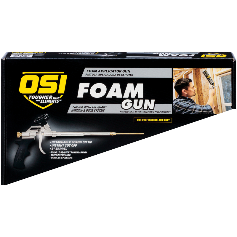 Picture of OSI 1015925 Quad Lightweight Metal Expanding Foam Gun&#44; Black & Silver