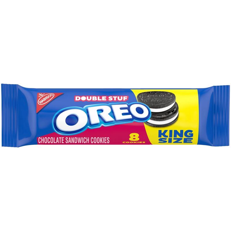 Oreo 9108872 4 oz Double Stuff Chocolate Cookies Pouch - Pack of 12