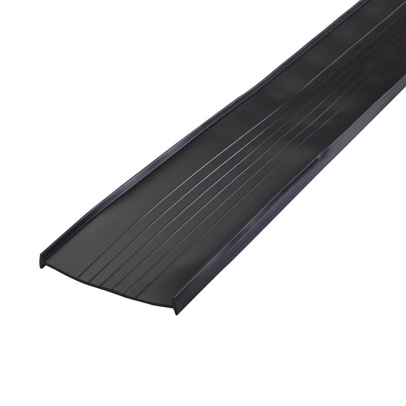Garage Door Bottom Seal - Platinum Black - 9 ft. x 2.5 in. - Durable Vinyl