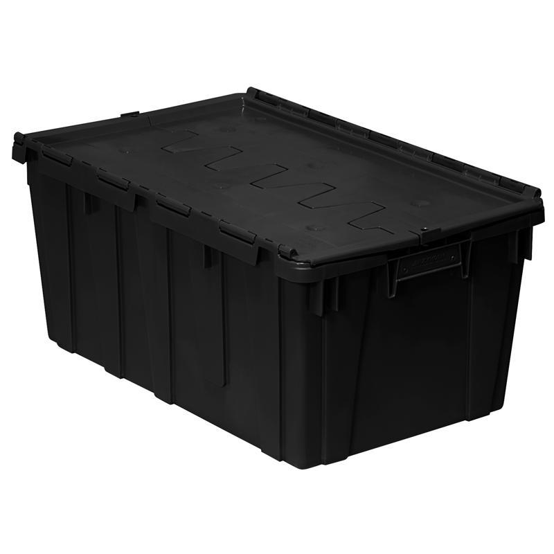 Picture of Scepter 6086242 12.x 27 x 16.9 in. Black Hinged-Lid Tote Stackable - 17 gal