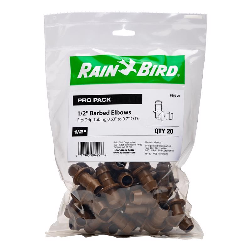 7043213 0.5 in. Barbed Drip Irrigation Elbow
