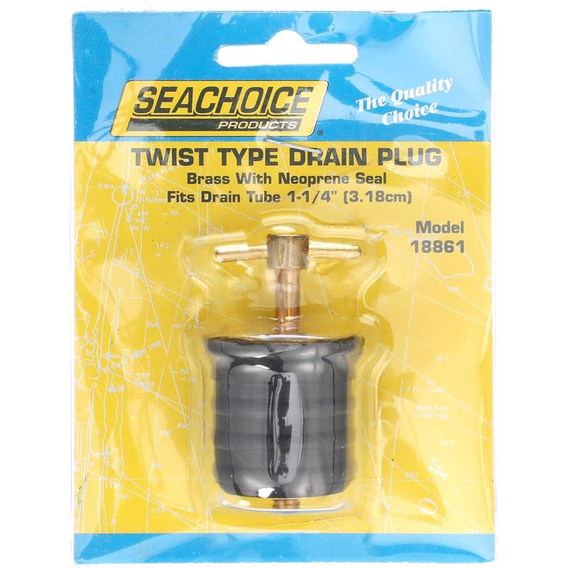 8116799 Black Brass Drain Plug
