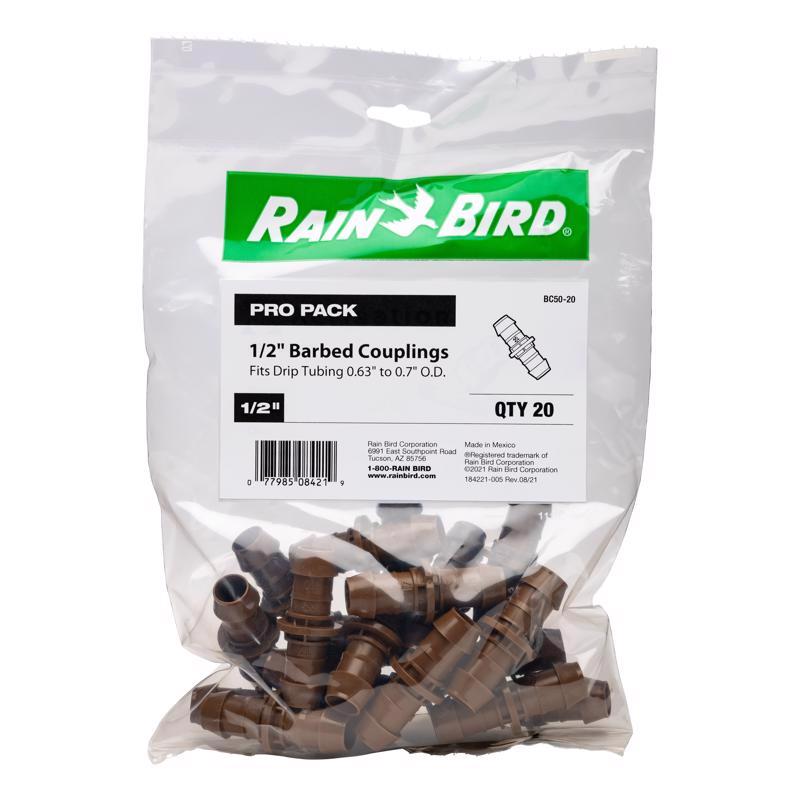 7043214 0.5 in. Barbed Drip Irrigation Coupler